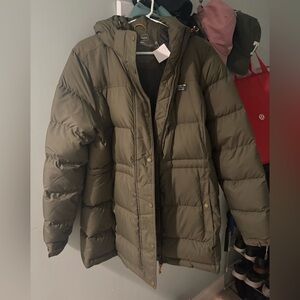 L.L. Bean Women's Ski Jacket - Olive Green